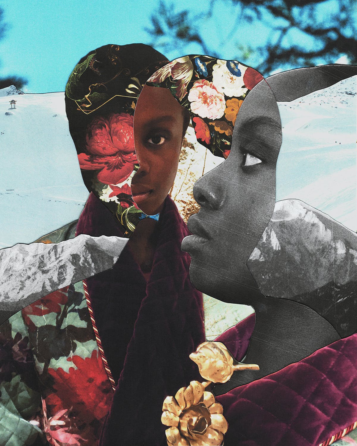 Jazz Grant’s collage art is a patchwork of history and emotion