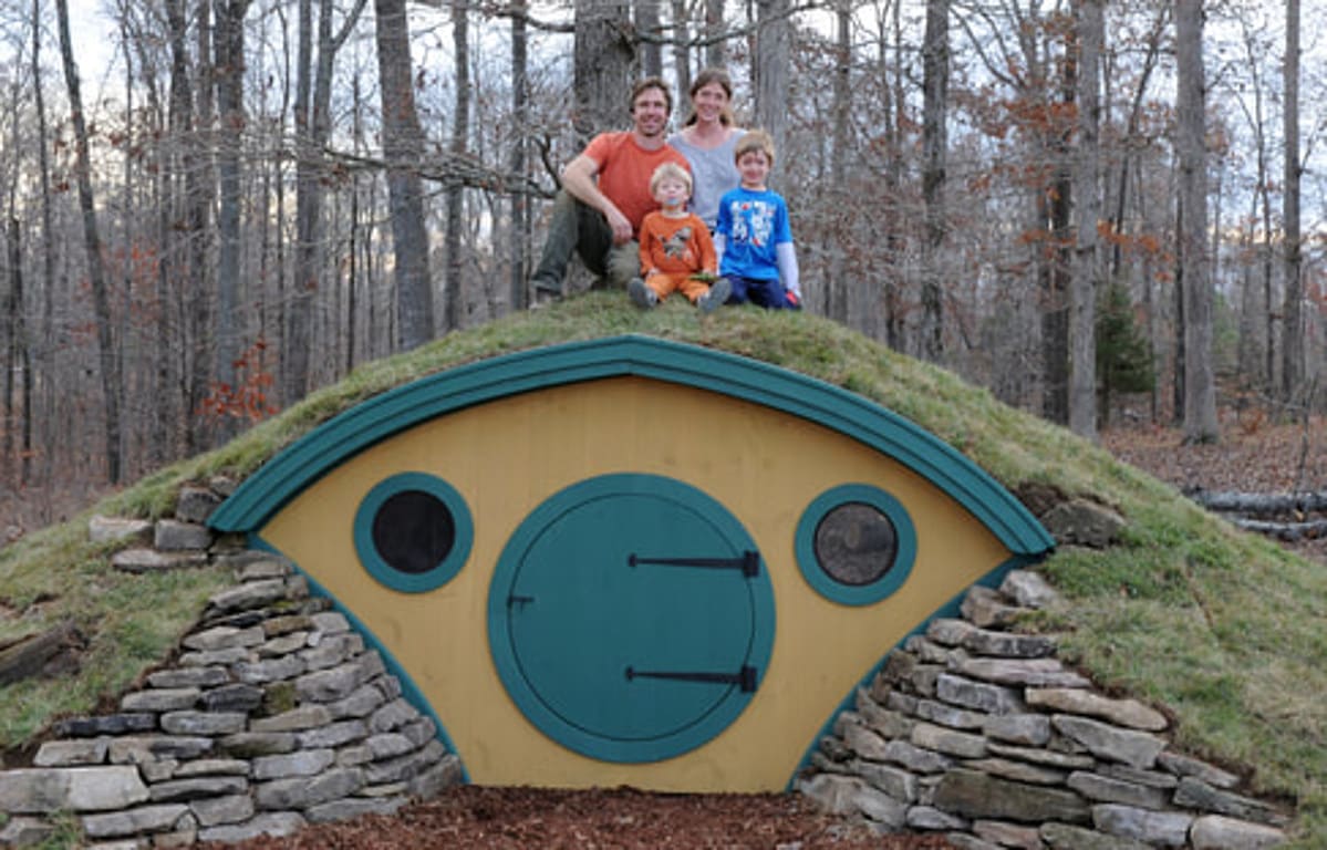 The World's Only Hobbit Hole Company is in Unity Maine