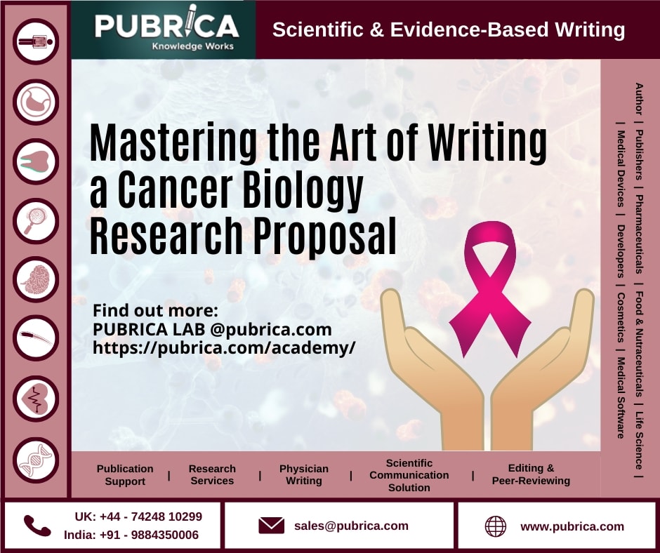 Mastering The Art Of Writing A Cancer Biology Research Proposal