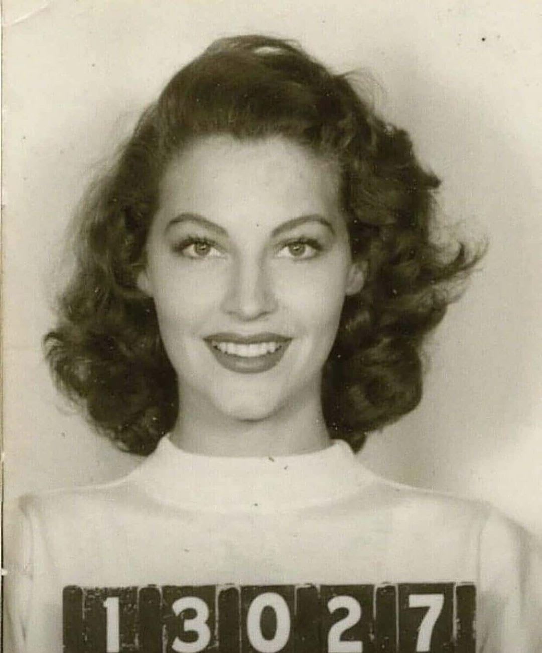 Ava Gardner during MGM employment questionnaire - 1942