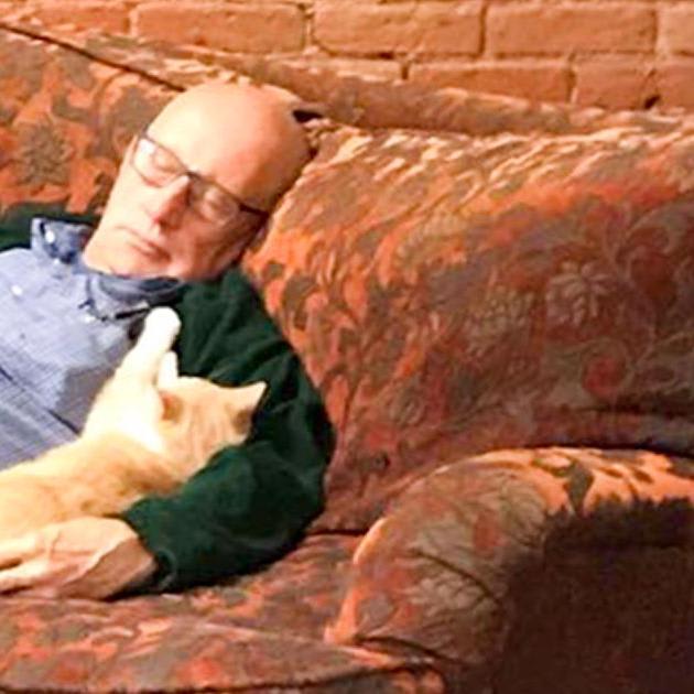 Beloved Feline Sanctuary Volunteer Stops by Every Day to Brush Cats and Nap with Them