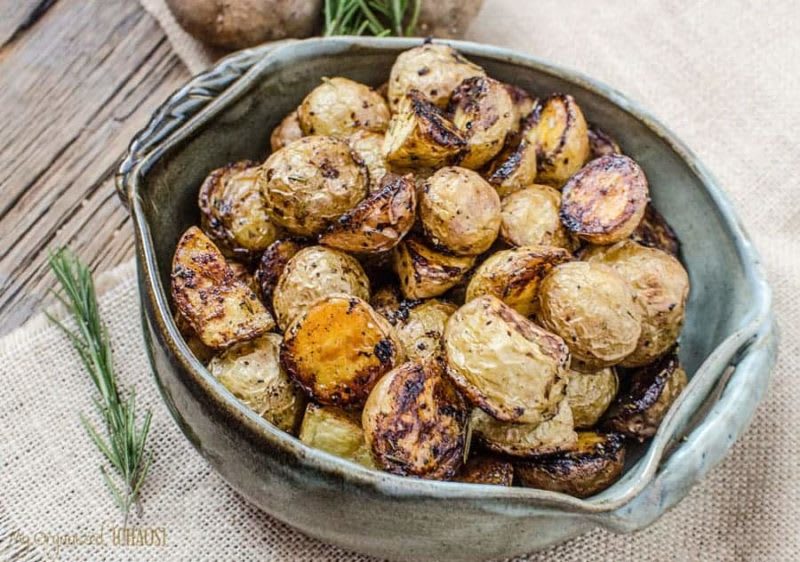 Crispy Oven Rosemary Balsamic Potatoes Recipe