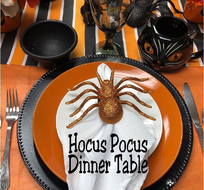 Hocus Pocus Dinner Tablescape