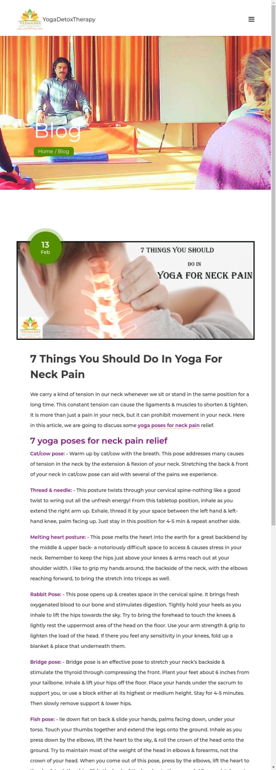 7 Things You Should Do In Yoga For Neck Pain