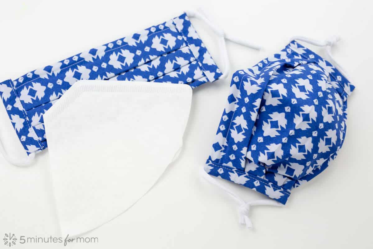 How to Sew a Pleated Face Mask with Filter Pocket - Free Pattern and Tutorial