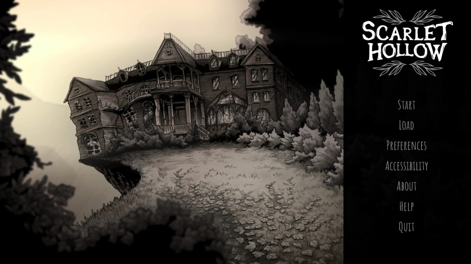 Scarlet Hollow, our traditionally hand-drawn and inked horror adventure game just entered Steam Early Access