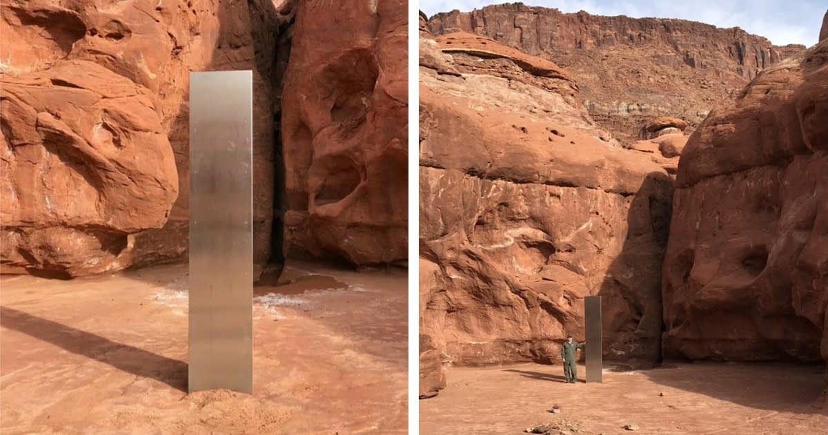 Strange Monolith Discovered in Remote Part of Utah Desert Mysteriously Disappears