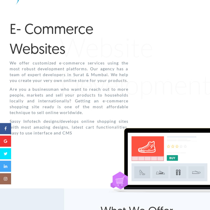 eCommerce Website Development Surat | Online Shopping Sites Development