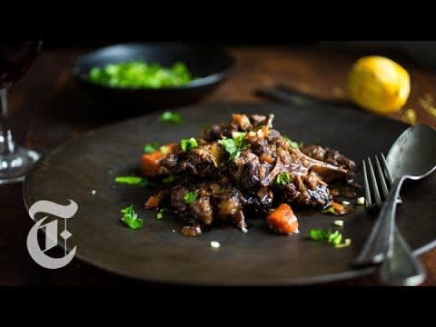 Wine-Braised Oxtail Recipe | Melissa Clark | The New York Times