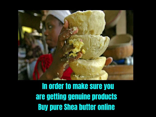 Buy pure and genuine Shea butter from our reputable online shop