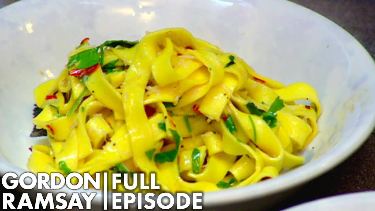 Gordon Ramsay Shows How Make Tagliatelle With Crab | The F Word Full Episode
