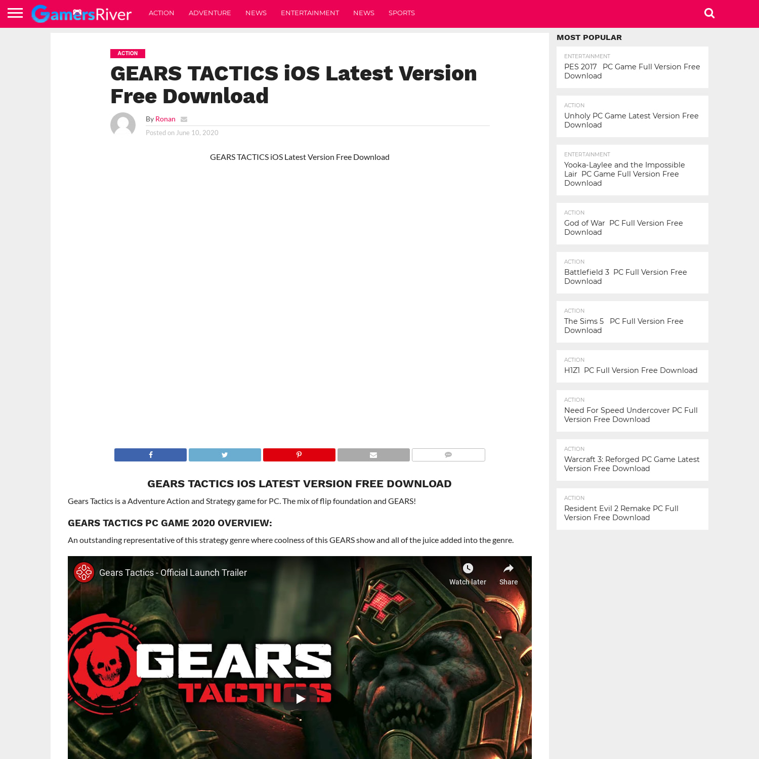 GEARS TACTICS iOS Latest Version Free Download