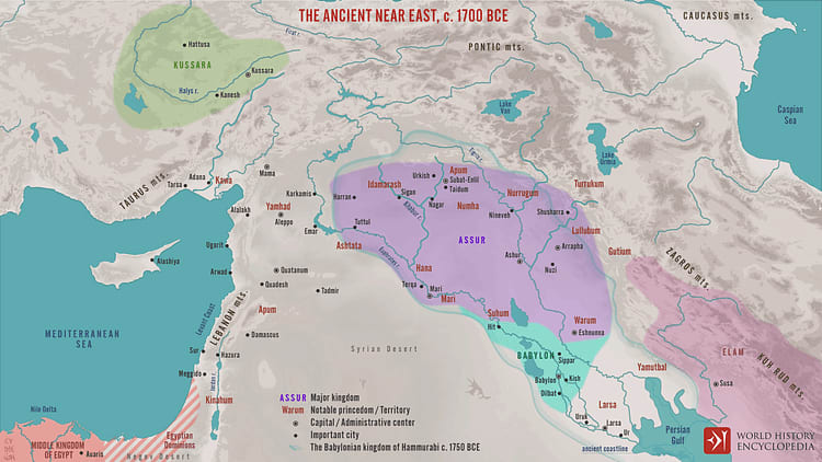 The Ancient Near East, c. 1700 BCE -