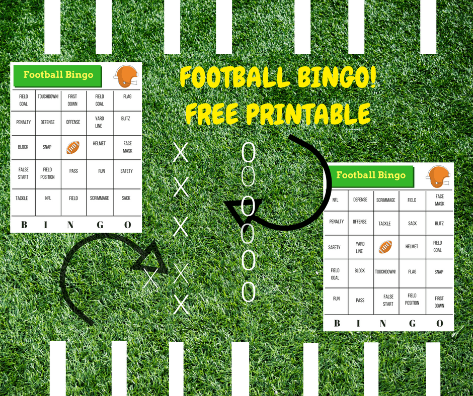 Three Fun Football Games for the Whole Family to Enjoy! Free Printable Bingo and Word Search