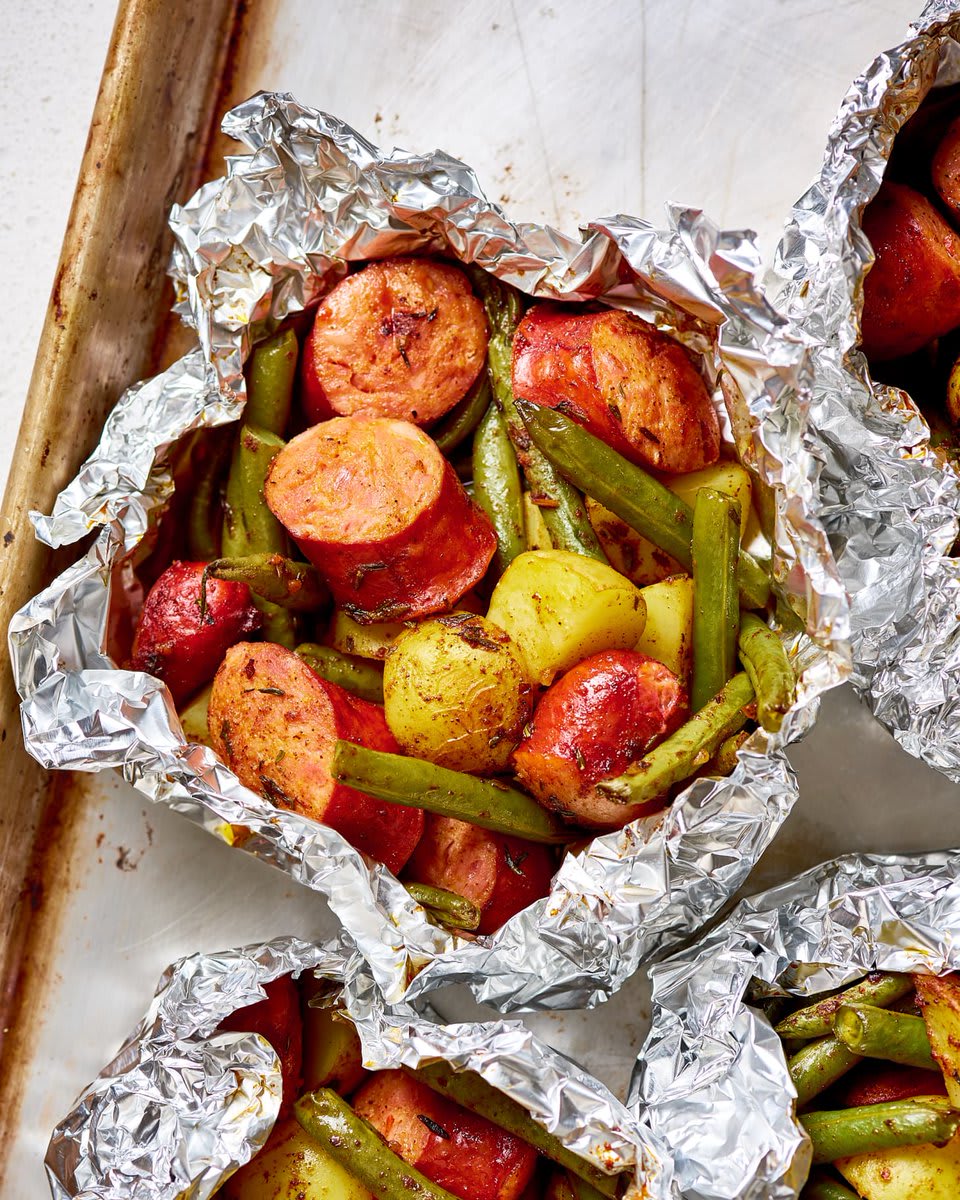 Foil packet meals are the easiest way to serve dinner this summer: