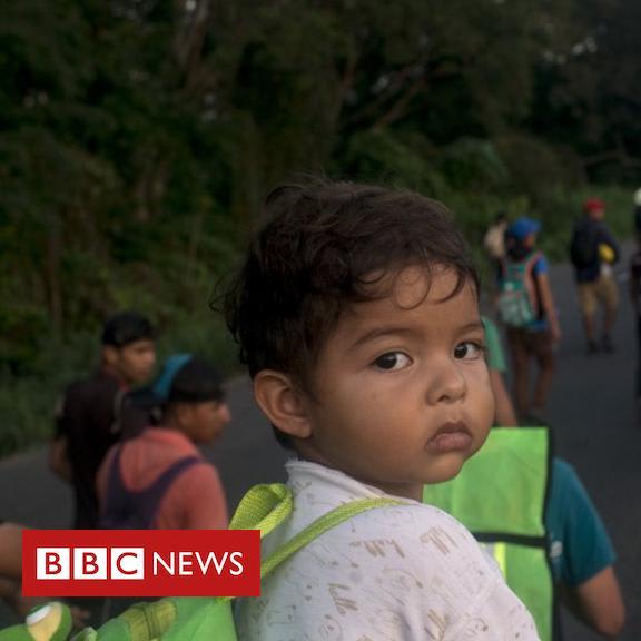 A river of people: The migrant caravan in pictures