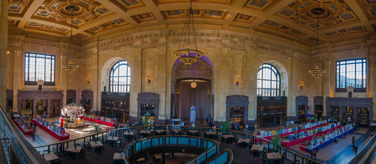Six shot panorama of Union Station in Kansas City [oc]