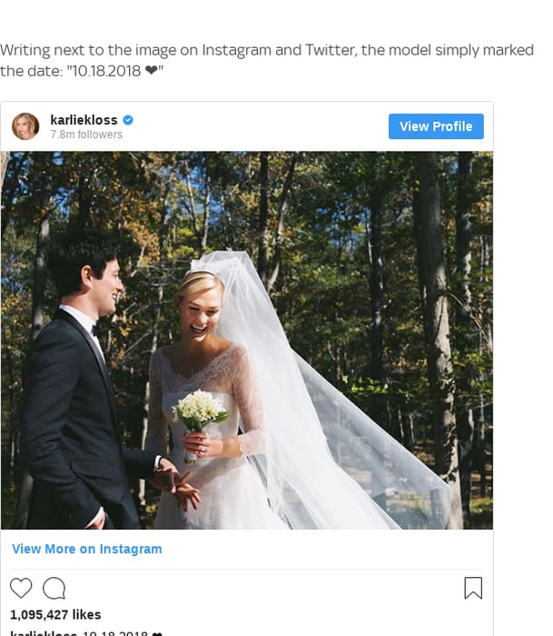 Supermodel Karlie Kloss weds Joshua Kushner, brother of Donald Trump's son-in-law