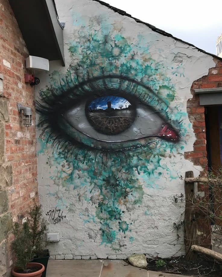 After visiting every gallery within a 200 mile radius and receiving “no” from all of them, a man known as My Dog Sighs lost sight of his dream. Banksy‘s stencilled Rat inspired him to try again, with a different approach. He's now one of the most respected street artists in the UK.