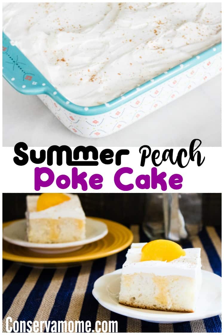 Summer Peach Poke Cake Recipe