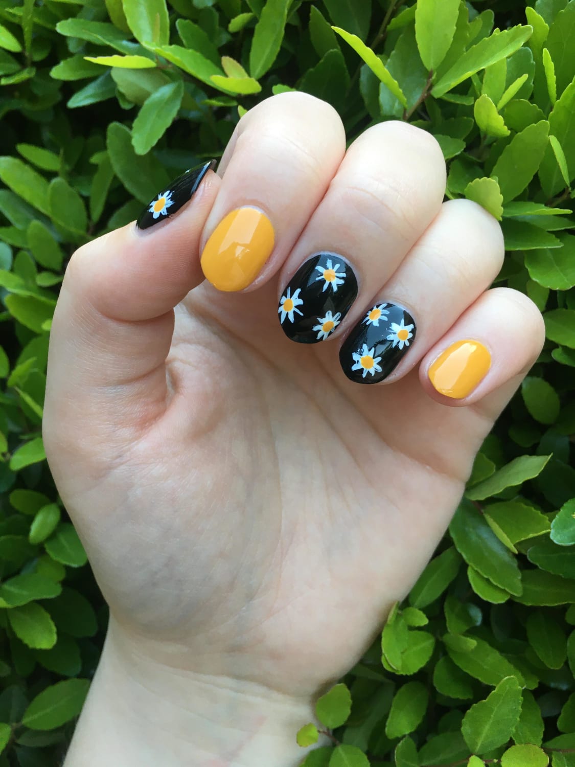 Sunshine, daisies, butter mellow, turn these damaged, cracked nails yellow!