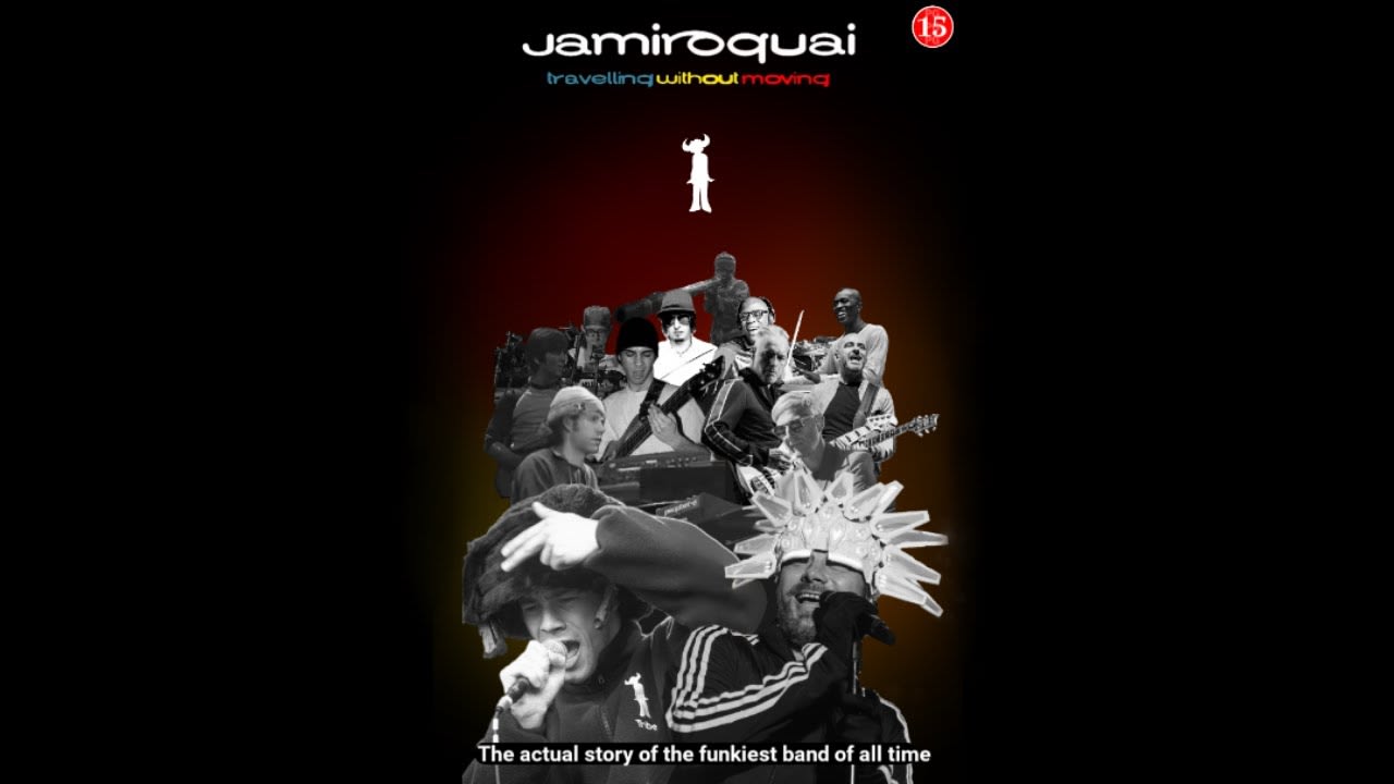 Jamiroquai - Travelling Without Moving (2020) "Fanmade doc about the band Jamiroquai, their whole story, this includes information about: band members, music videos, songs and more. Even some rare clips like behind the scenes footage." [02:25:33]
