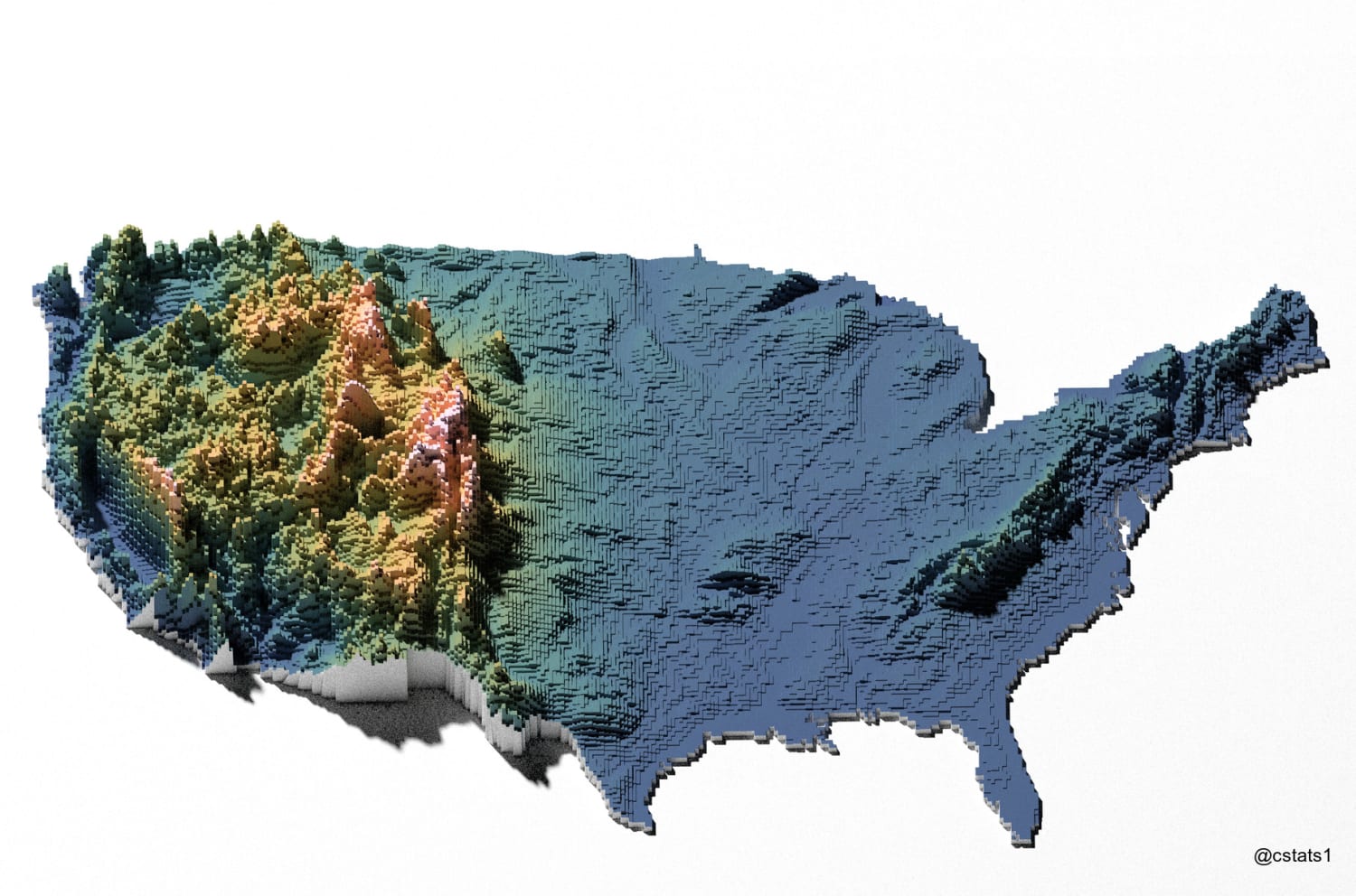 US Elevation Tiles