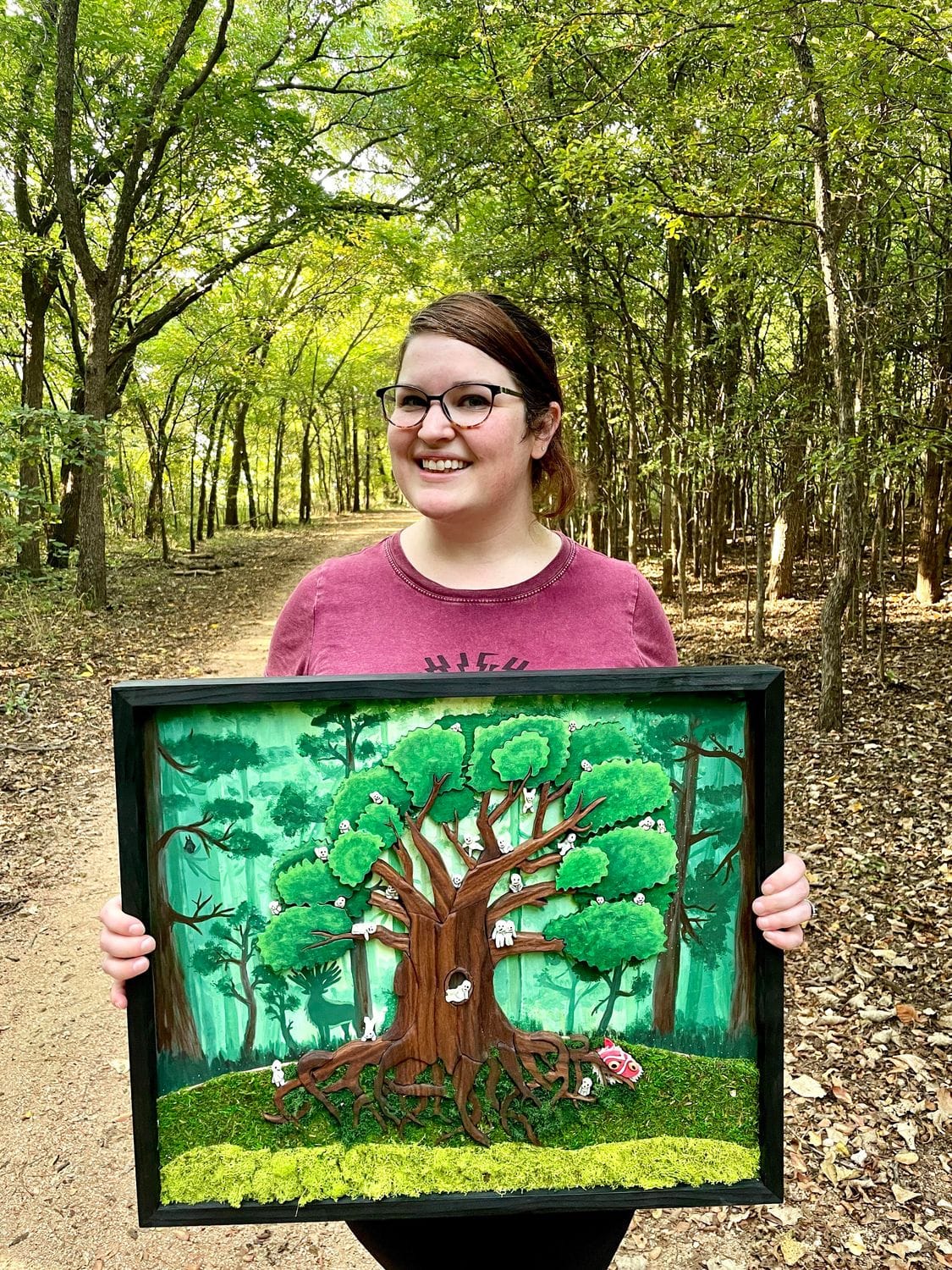 This is my first commissioned art piece! I quit teaching science to be ...