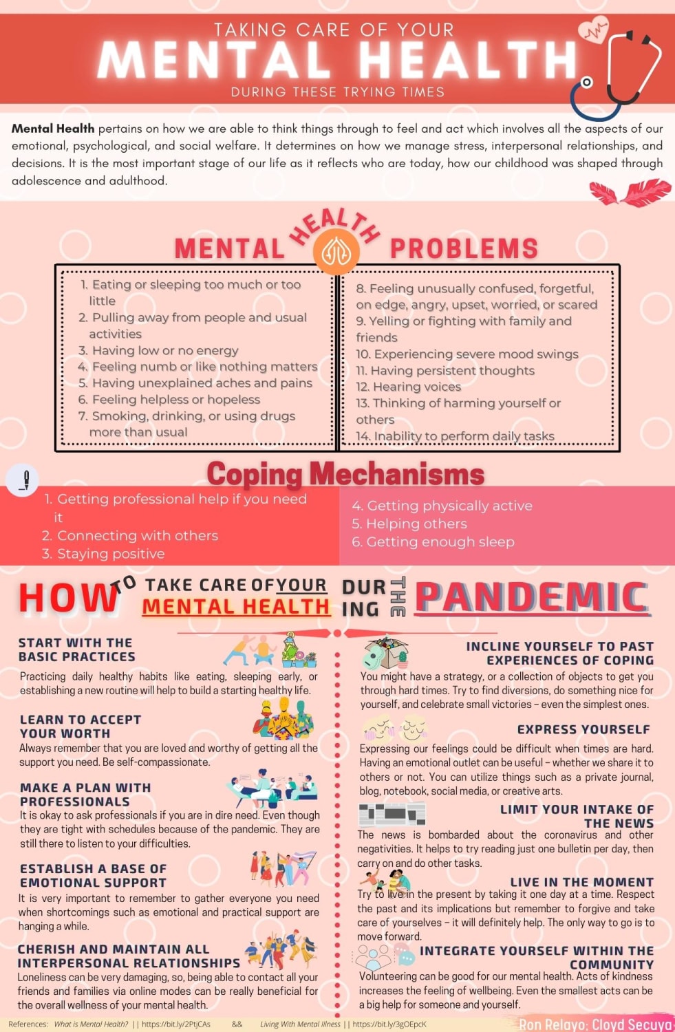 Taking care of your mental health during these trying times. A guide made by me and my friend.