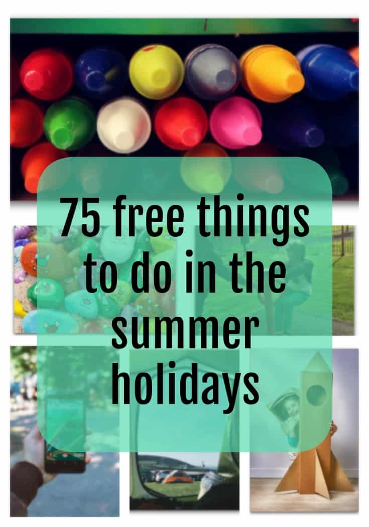 75 free things to do in the summer holidays