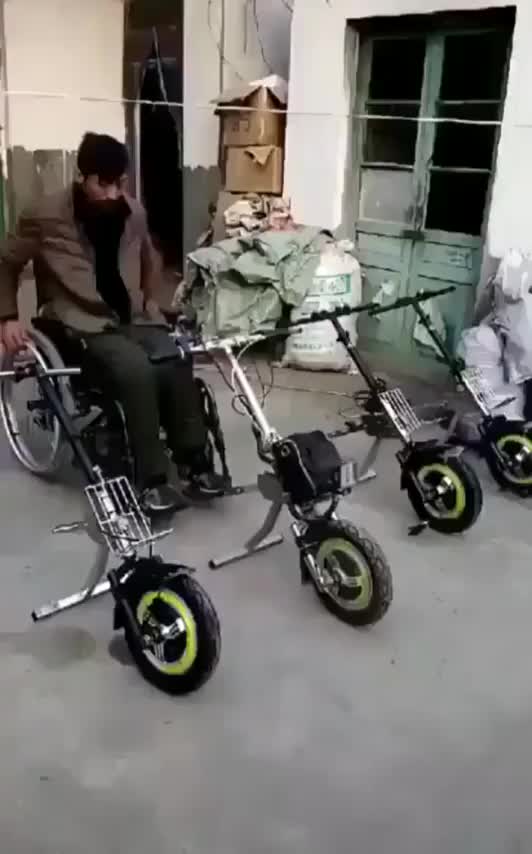 This wheelchair attachment is awesome