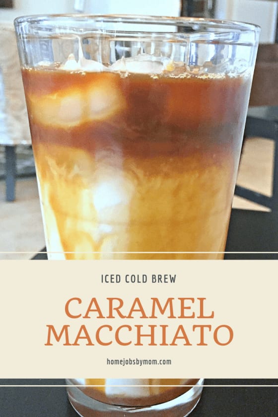 Iced Cold Brew Caramel Macchiato