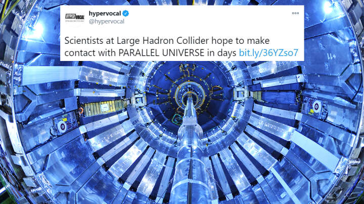 People Seem To Think CERN Is About To Make Contact With A Parallel Universe