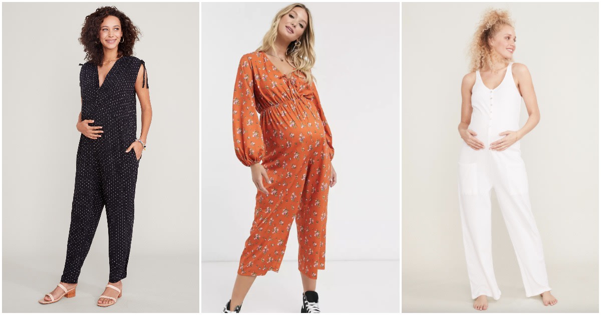 24 Adorable Maternity Jumpsuits Perfect For Your Growing Belly (& Beyond)
