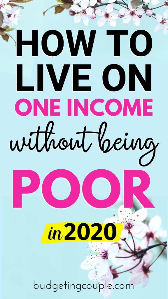 42 Frugal Tips to Live On One Income Without Being Poor in 2020 | Budgeting money, Money saving plan, Money frugal