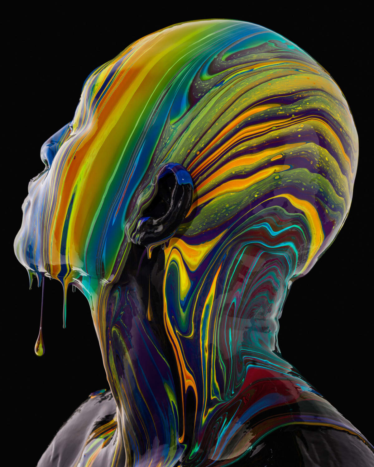 Black is a Color, hypnotic portraits by Tim Tadder