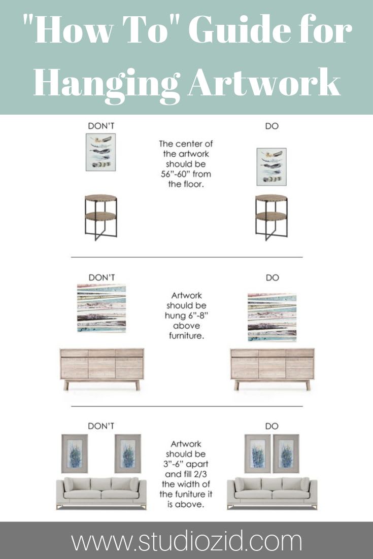 "How To" Guide for Hanging Artwork