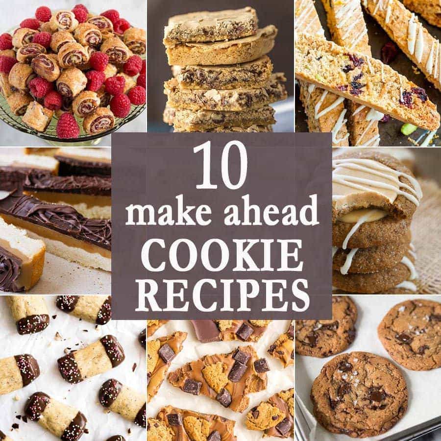 10 Make Ahead Cookie Recipes