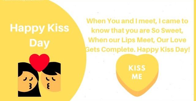 Happy Kiss Day Status 2020 For Whatsapp Images, SMS, Pics - Happy Valentine Day 2020