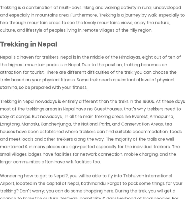 Trekking In Nepal - Ultimate Guide to The Top Best Treks in Nepal