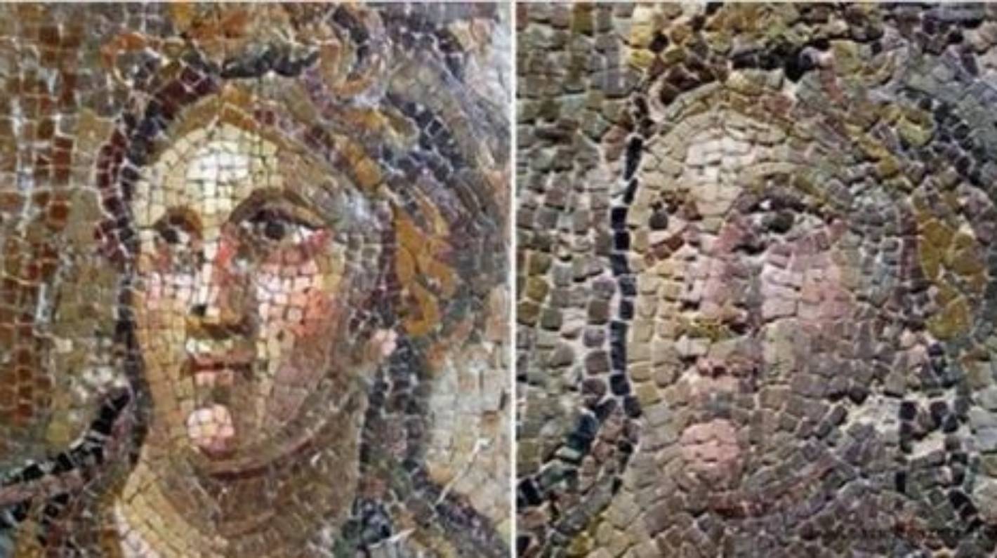 Ancient Roman mosaics ruined by botched restoration
