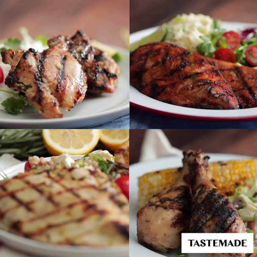No matter how you take your grilled chicken, from BBQ and Thai to lemon and rosemary, we've got a recipe for you.
