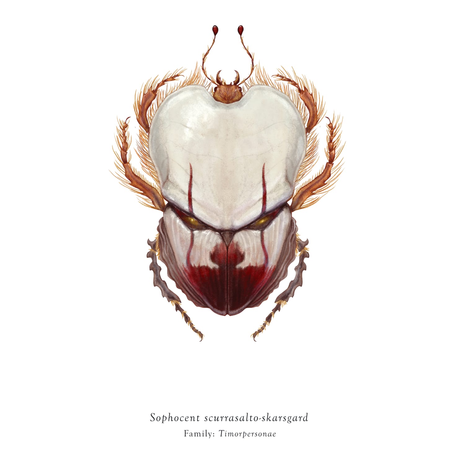 Insect Illustrations Inspired by Looney Tunes Characters and Horror Movie Icons