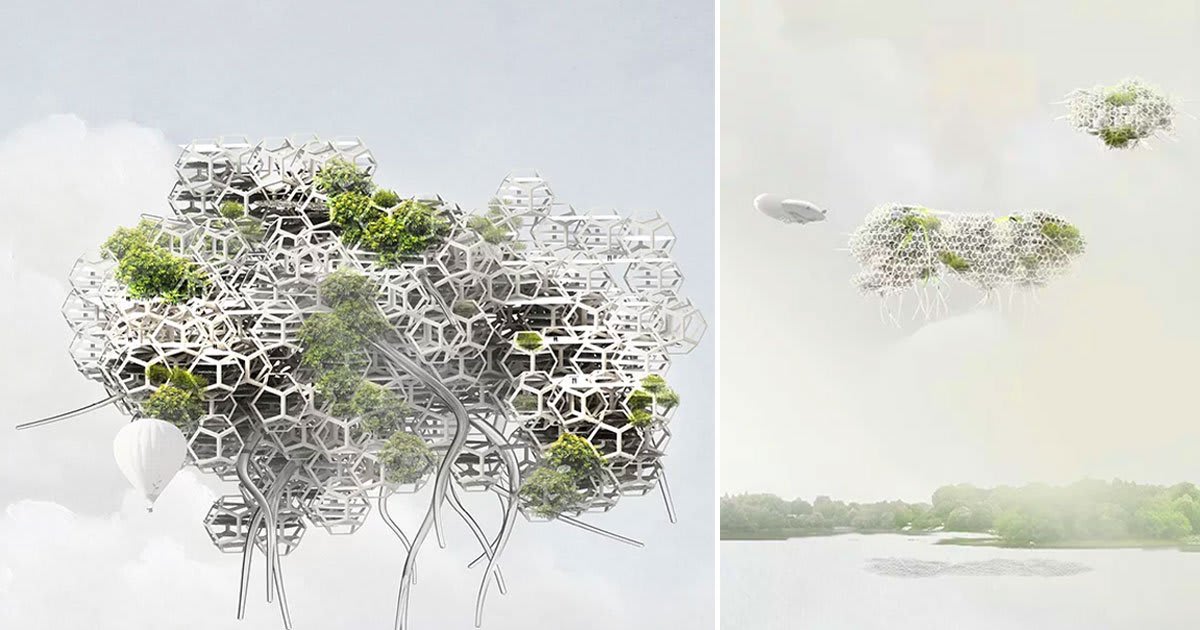 XTU imagines living in the clouds to escape polluted air and an uninhabitable earth