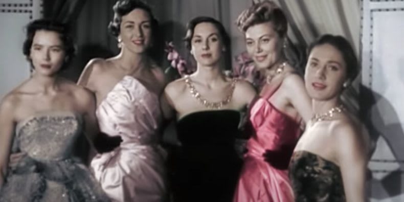 Dior Uploaded Its 1949 Couture Show Footage to YouTube