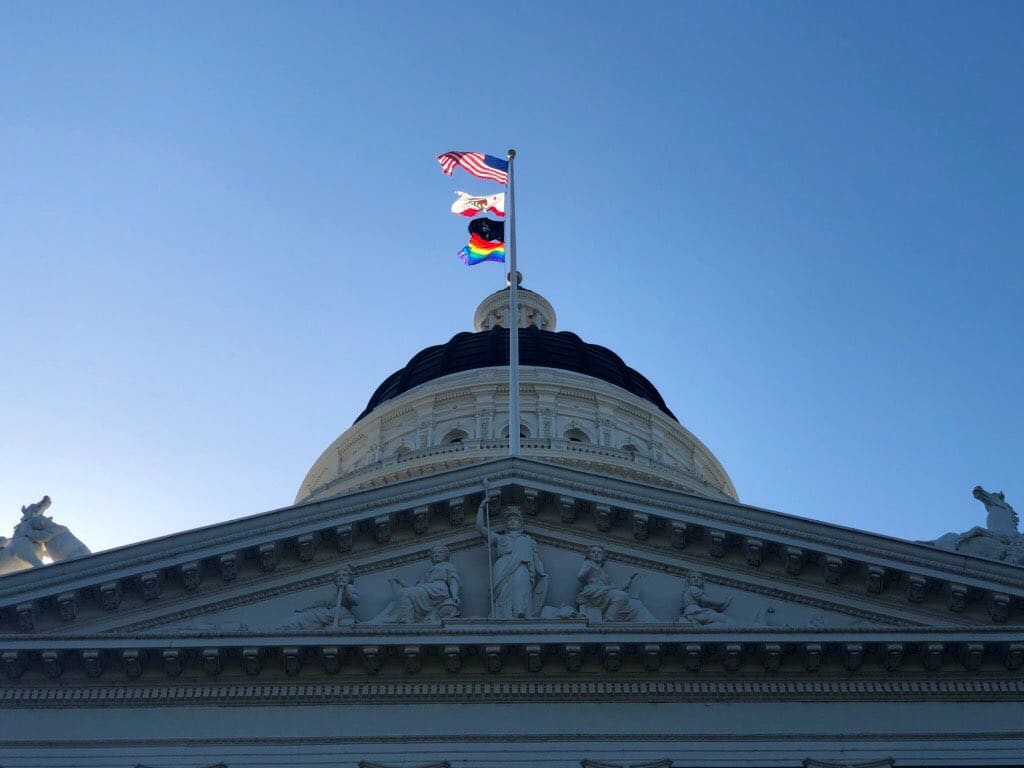 California Governor Defies Trump, Flies Rainbow Flag Over State Capitol