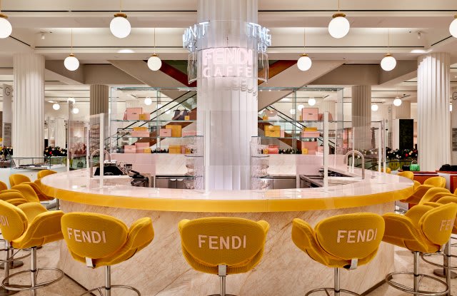 See inside @Fendi's new cafe at