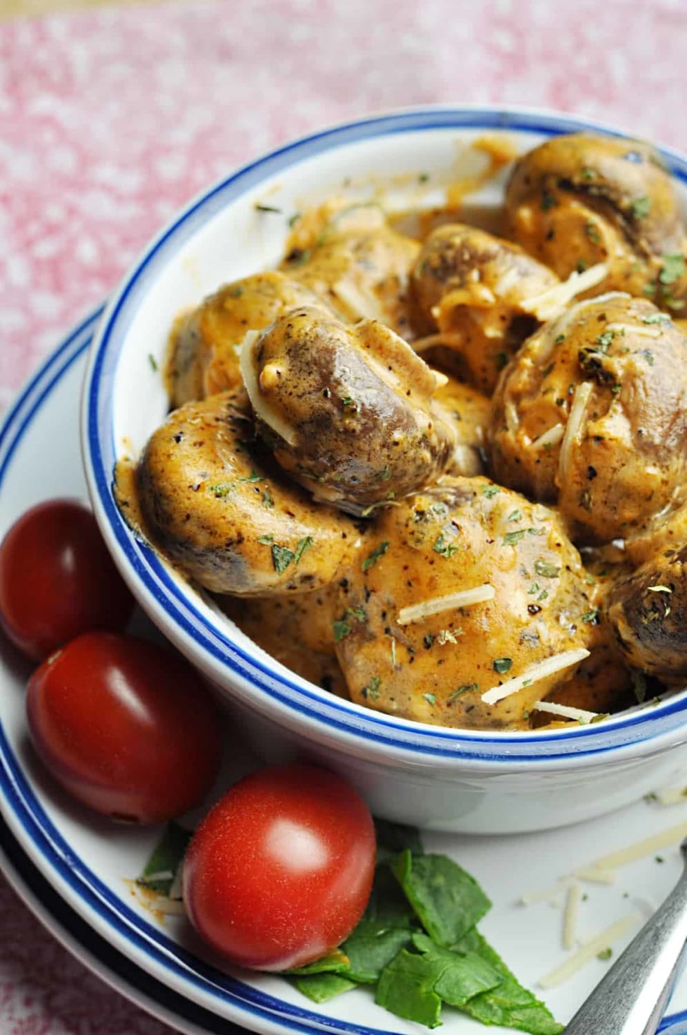 Tuscan Butter Mushrooms (easy & delish)