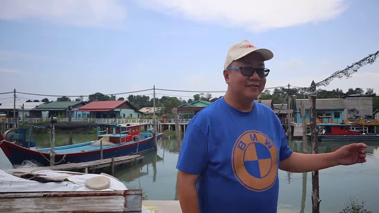 An unique Island of Fishing Village at Pulau Ketam Klang, Malaysia.