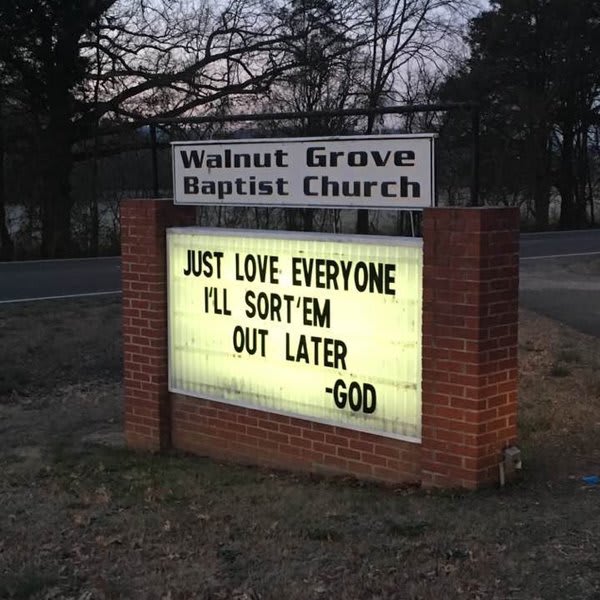 Hilarious Church Noticeboards From Around The World (Pics)